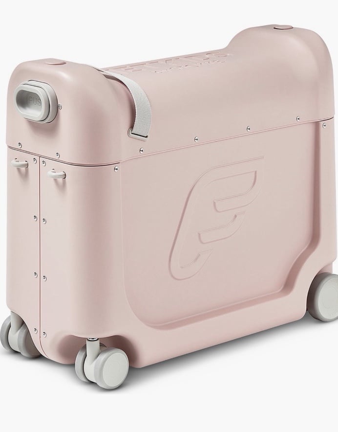 Stokke kids bed box 19” ride on carry on suit case