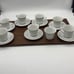 Footed Cup & Saucer Set Cameo Rose by TOWNE HOUSE
