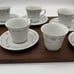 Footed Cup & Saucer Set Cameo Rose by TOWNE HOUSE