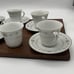 Footed Cup & Saucer Set Cameo Rose by TOWNE HOUSE