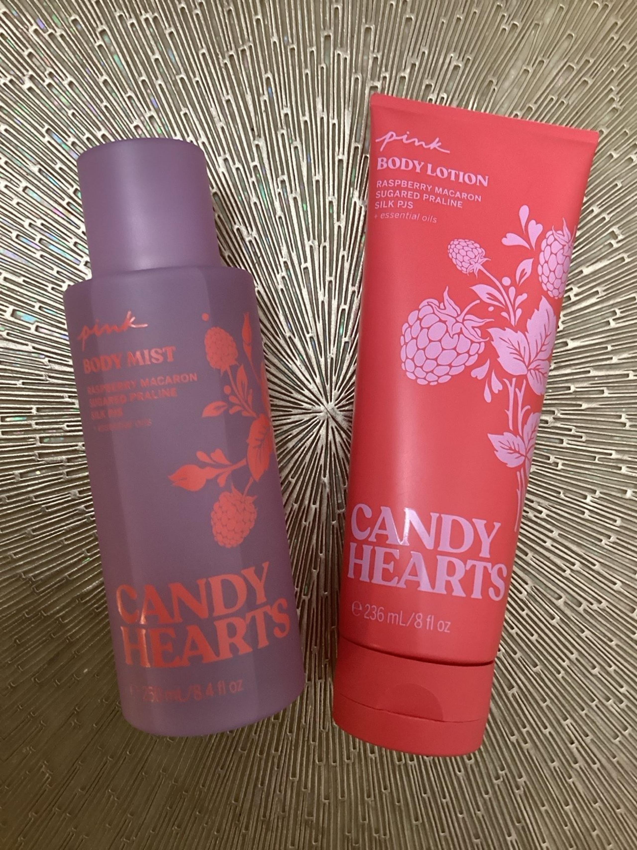 VS Candy Hearts Body Lotion & Body Mist - PINK