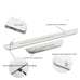BRAND NEW UNIVERSAL 4PCS CHEVROLET LED DOOR SILL SCUFF PROTECTOR