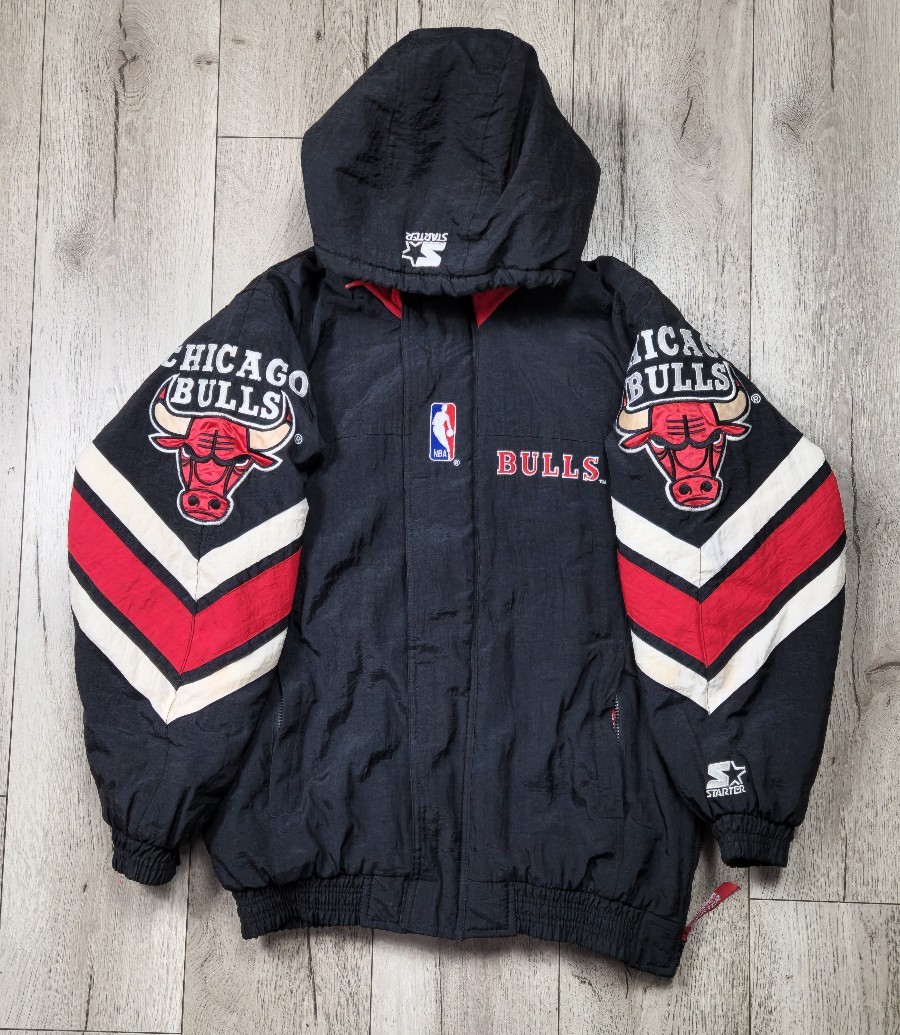 Vintage Starter Chicago Bulls Puffer Jacket