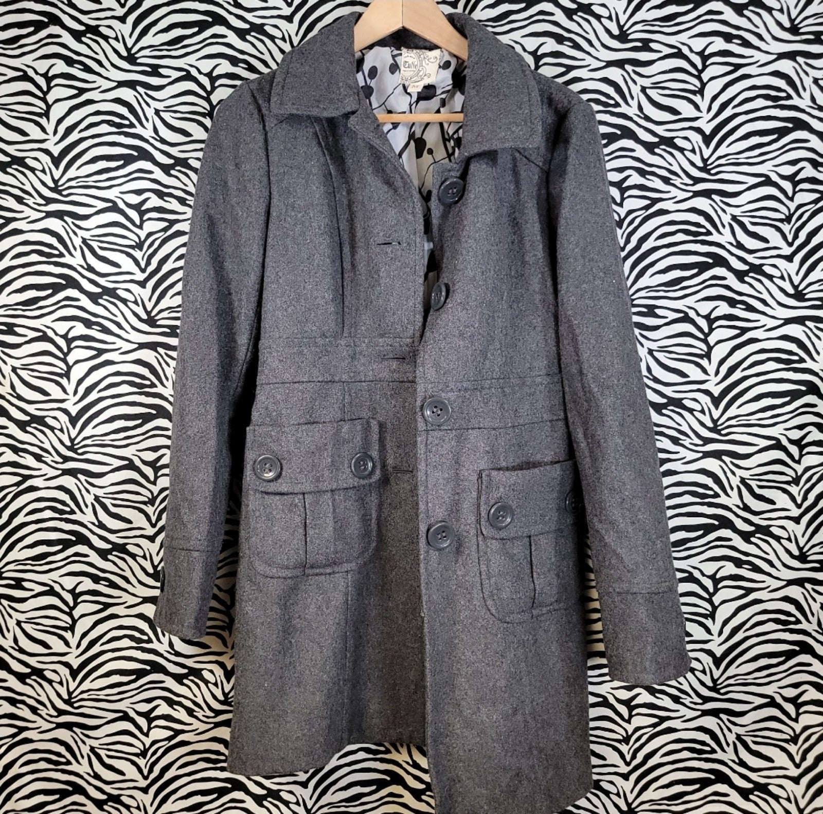 tulle peacoat