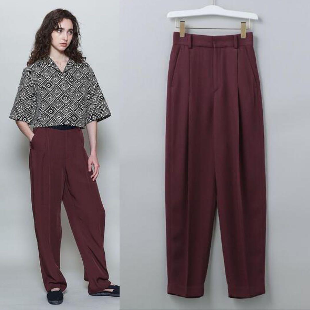 半額 福袋の通販 6(ROKU) TWILL PANTS TUCK パンツ