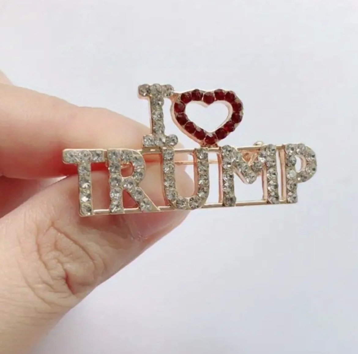 Total 20! Trump Pin Broach - Brand new
