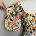 Faithfull The Brand Nikoleta Mini Dress Teatro Floral Print 6 Linen Puff Sleeve