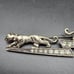 Vintage Panther Cougar Jaguar Brooch Rhinestones Silver ToneB68