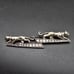 Vintage Panther Cougar Jaguar Brooch Rhinestones Silver ToneB68