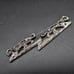 Vintage Panther Cougar Jaguar Brooch Rhinestones Silver ToneB68