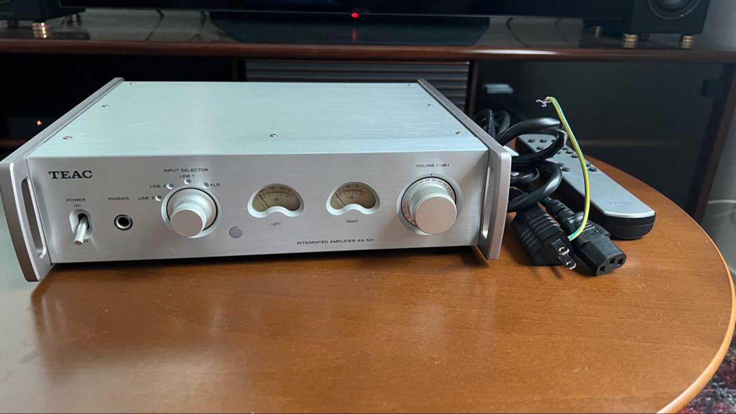 TEAC AX-501, Silver, Integrated Amplifier, Made in 2013, No original box