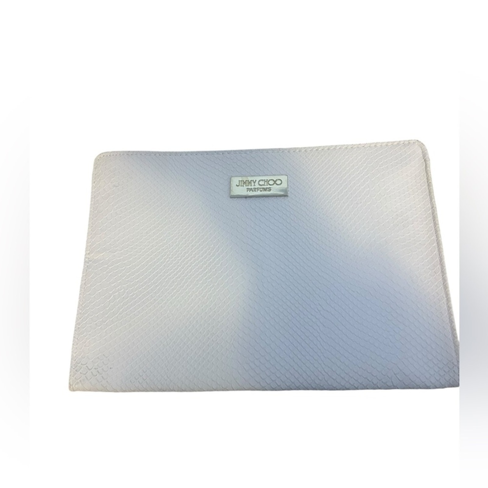 New Jimmy Choo Fragrances White Cosmetic Clutch