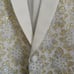 Suslo Couture Bling Blazer SLIM FIT Gold Silver White Satin PARTY Jacket 48R