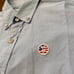 A Bathing Ape Denim Shirt Button Aape S American Flag Logo Blue