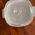 Vintage corning, wear blue cornflower pattern, casserole dish with lid 2qt