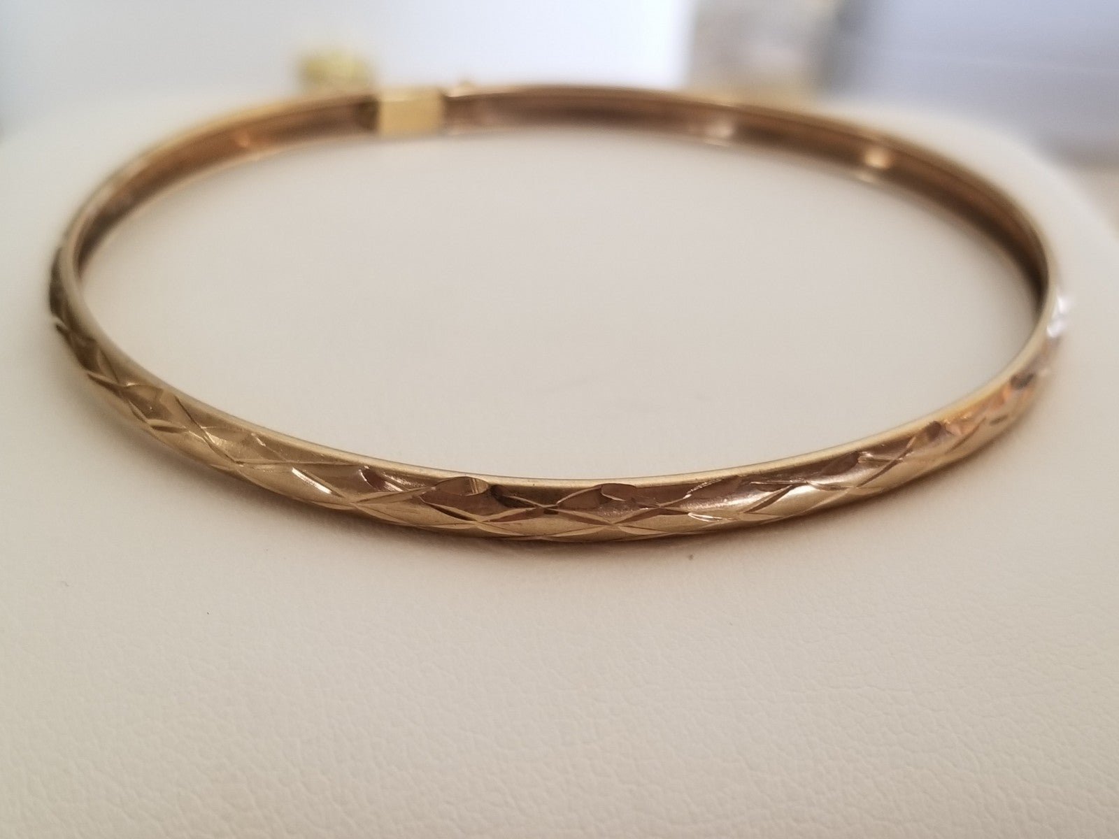 10K Gold Bangle Bracelet