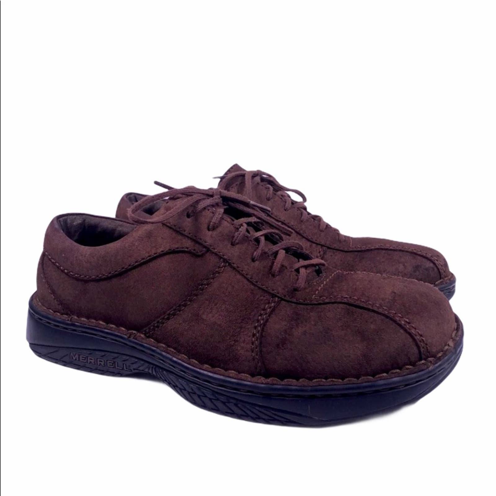 Merrell World Sport Suede Leather Oxfords 40347 Size 8.5