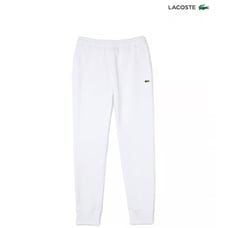 Lacoste Tapered Leg Sweatpants Joggers White XLarge XH2529 51 001 350203 NEW