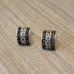 Lois Hill Sterling Silver Granulated Scroll Clip-on Earrings