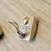 Lois Hill Sterling Silver Granulated Scroll Clip-on Earrings