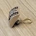 Lois Hill Sterling Silver Granulated Scroll Clip-on Earrings