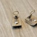 Lois Hill Sterling Silver Granulated Scroll Clip-on Earrings
