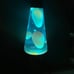 Rare Vintage 1992 Lava Lite Lamp Night Calming Blue/Yellow/Orange 16.5’’ 1990s