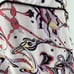 Temperley London Silk Paisley Print Mini Skirt Sequined Beaded Purple Womens 4