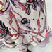 Temperley London Silk Paisley Print Mini Skirt Sequined Beaded Purple Womens 4