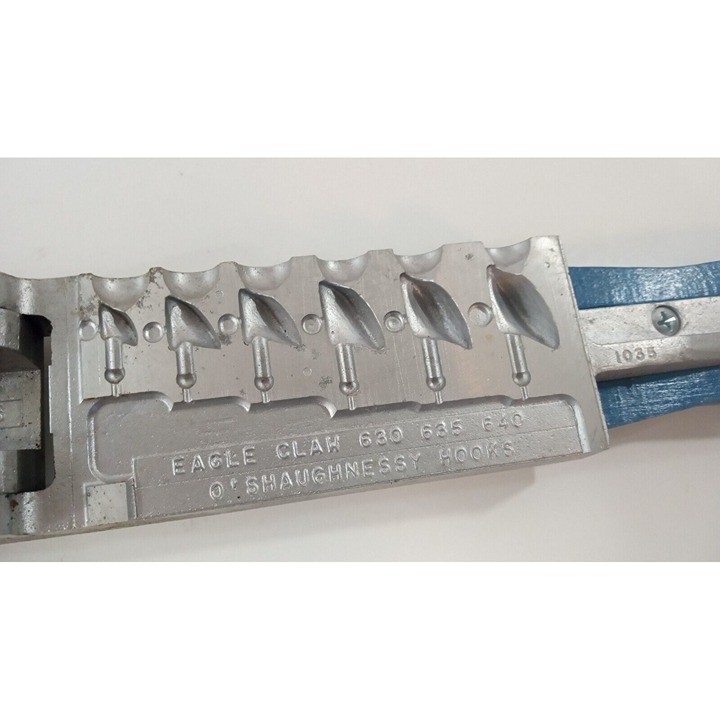 DO iT Molds ERIE JIG “JES-6-A” 1/8 & 3/4 Oz Lead Weight Mold Fishing VGC