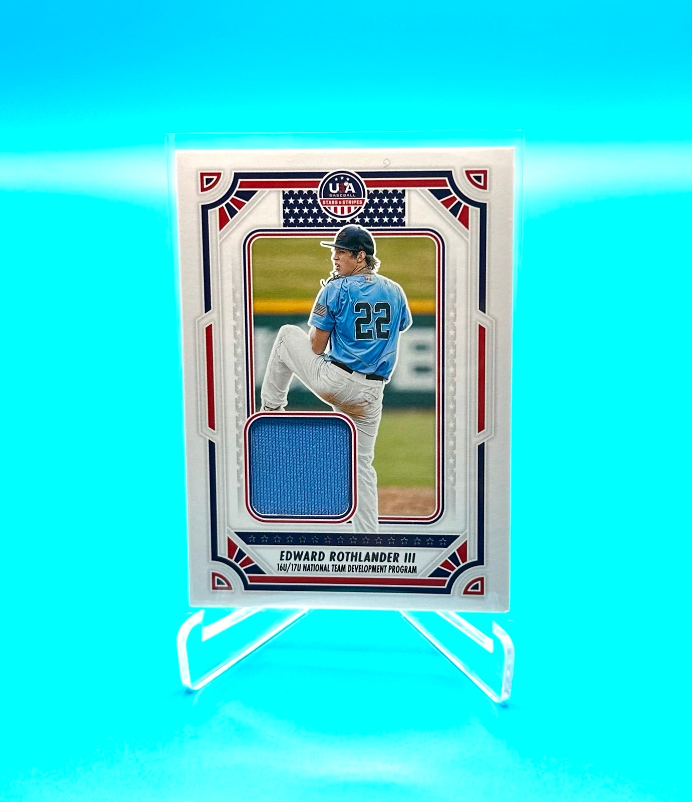 2024 Panini USA Stars and Stripes Edward Rothlander III PATCH RELIC! #USA-ER