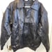 Italian Stone Vintage Italian Patchwork Insulated Leather Bomber Jacket SZ L