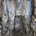 Italian Stone Vintage Italian Patchwork Insulated Leather Bomber Jacket SZ L