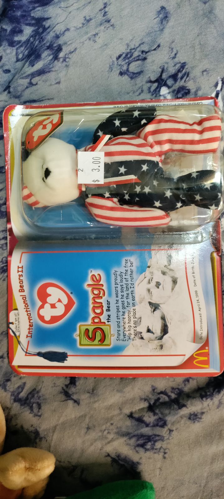 Ty Beanie Babies Spangle The American Bear