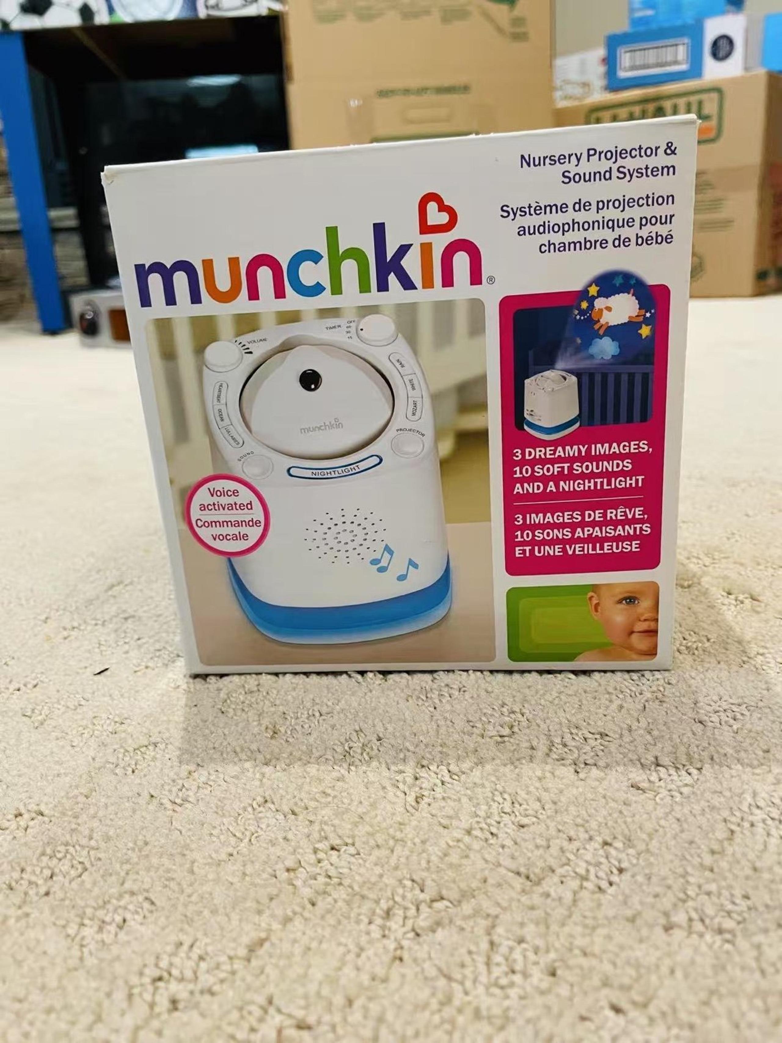 Munchkin nursery projector and sound system