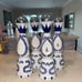 Clase Azul Reposado Tequila Ceramic Bottle / Hand Painted / 750 ml Size / Empty