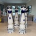 Clase Azul Reposado Tequila Ceramic Bottle / Hand Painted / 750 ml Size / Empty