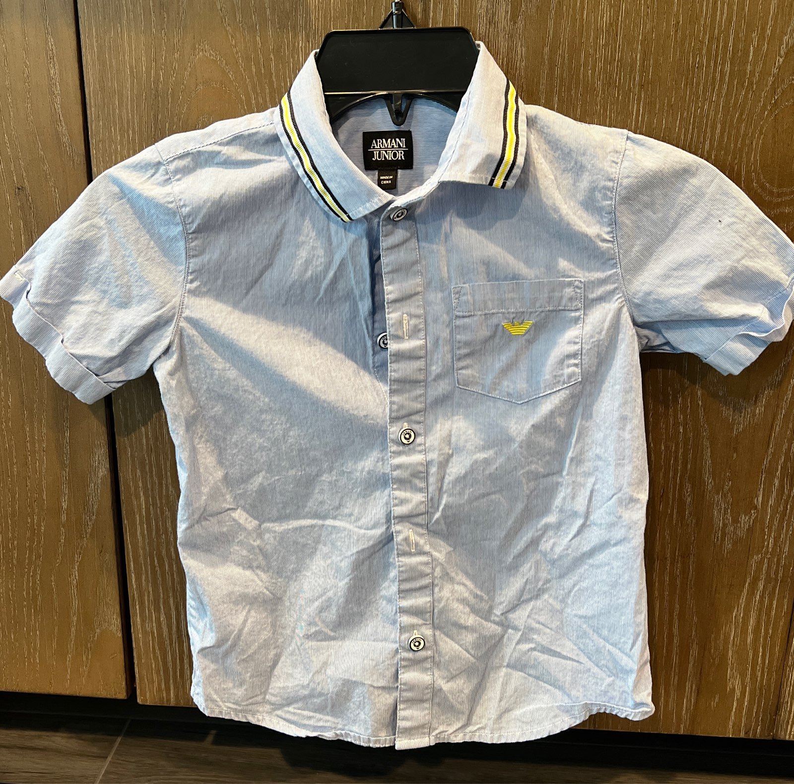 Armani kids button down shirt