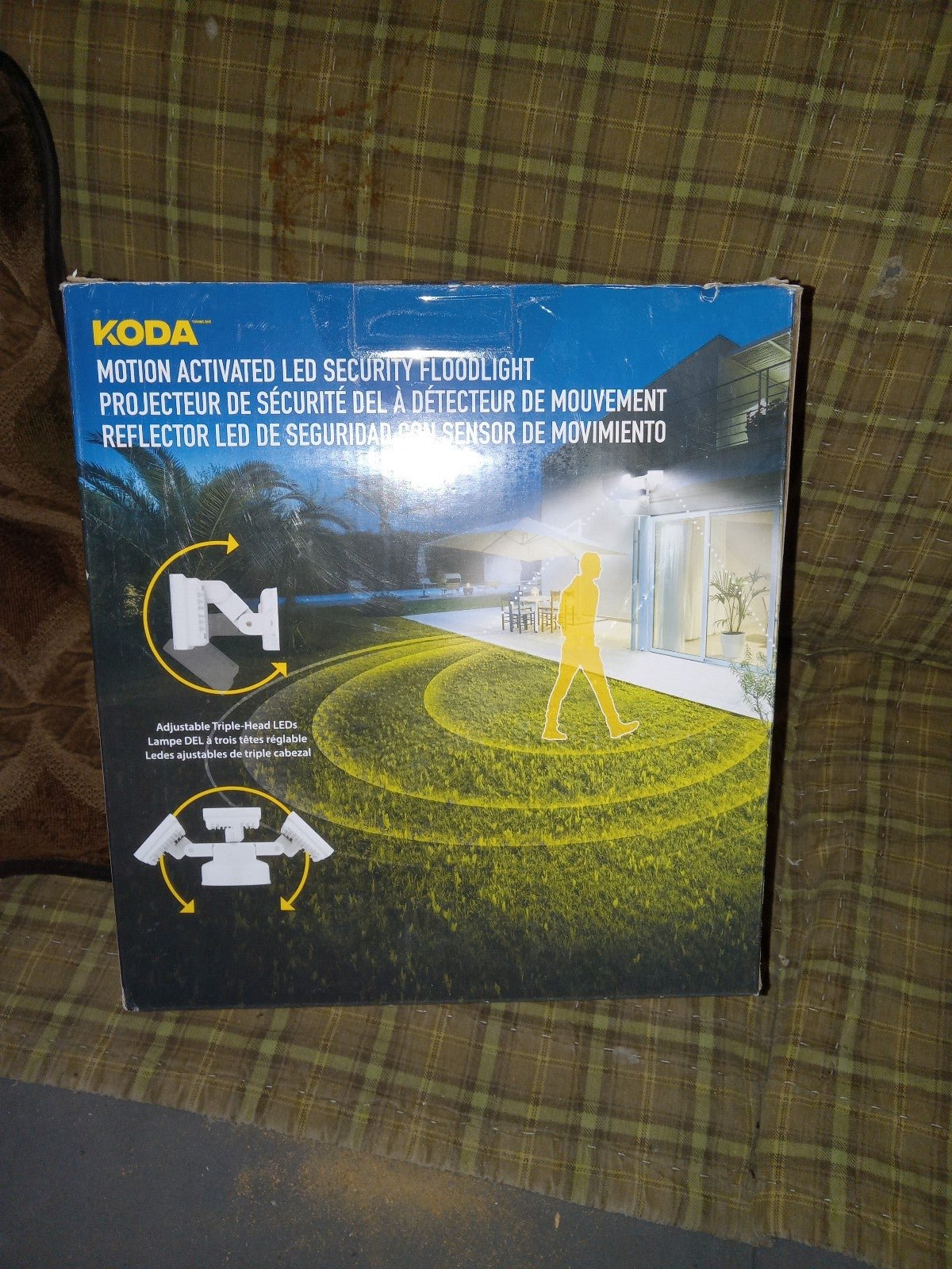 KODA Motion Activated LED Security Floodlight