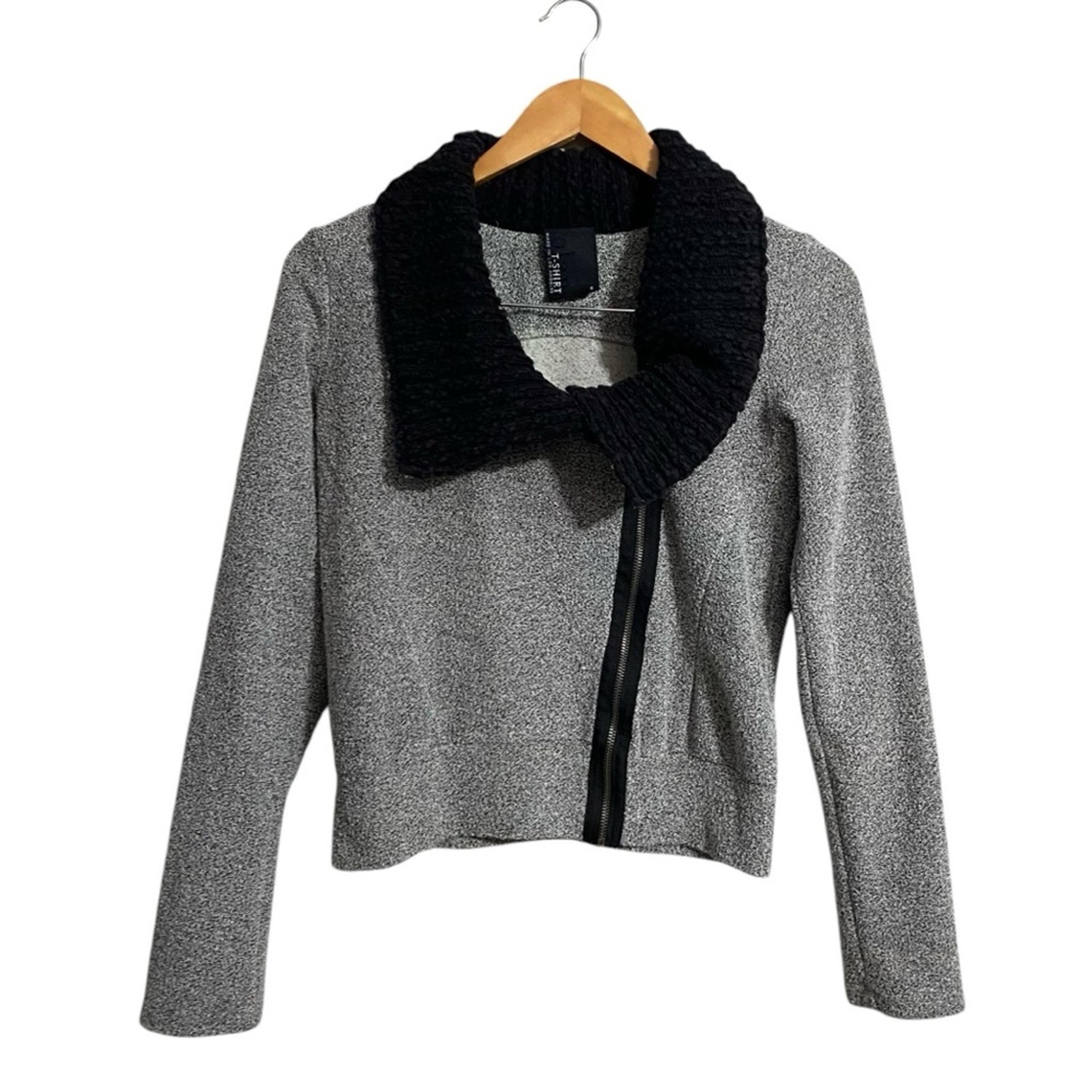 Dolan T-Shirt Anthropologie Gray Cardigan Sweater Full Zip Front Women’s Size S