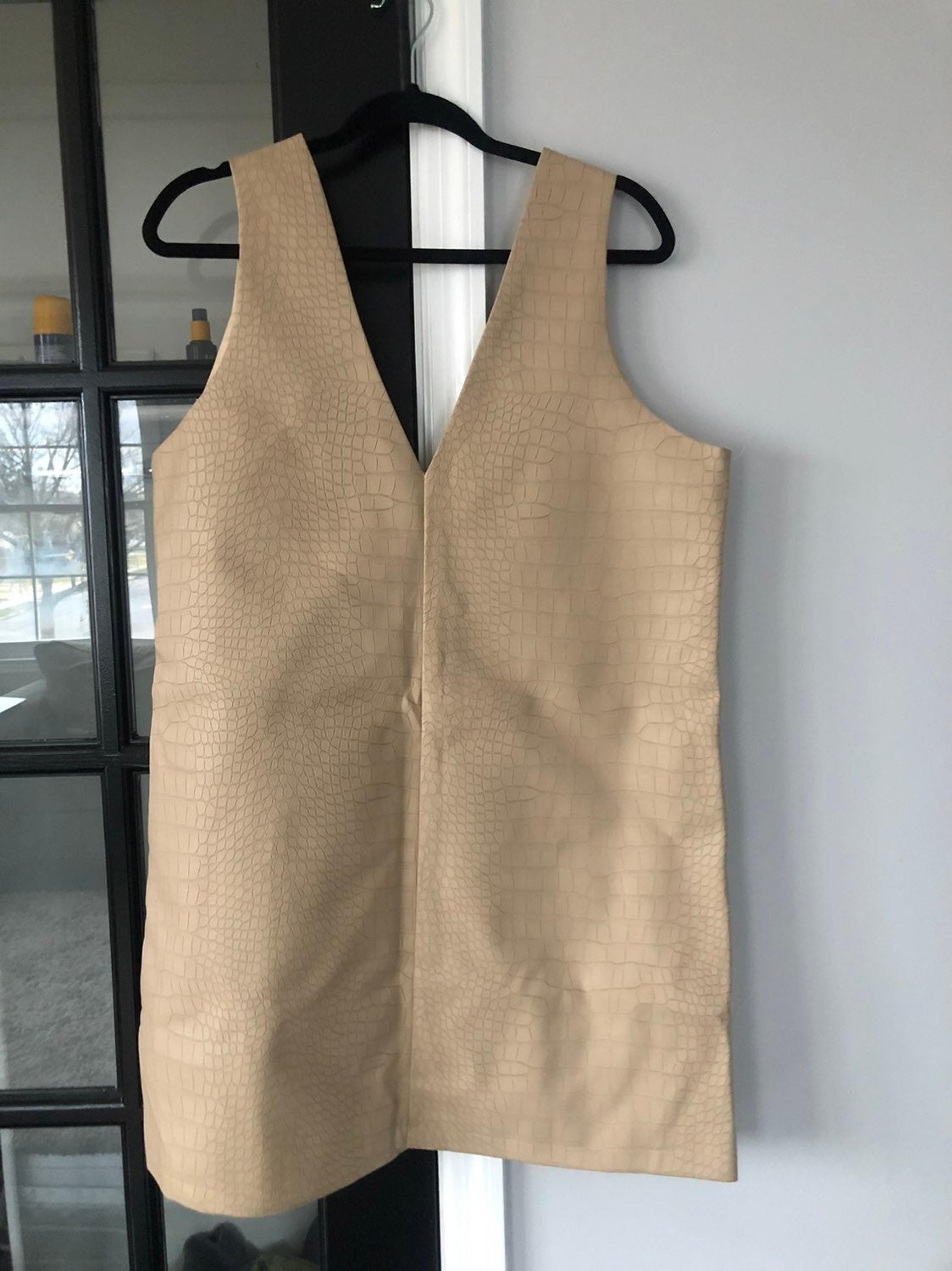 ASOS leather dress