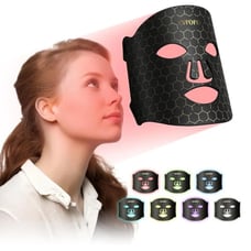 Red Light Therapy Mask for Face, Blue Red Light Therapy Mask for Face, 7 Colors