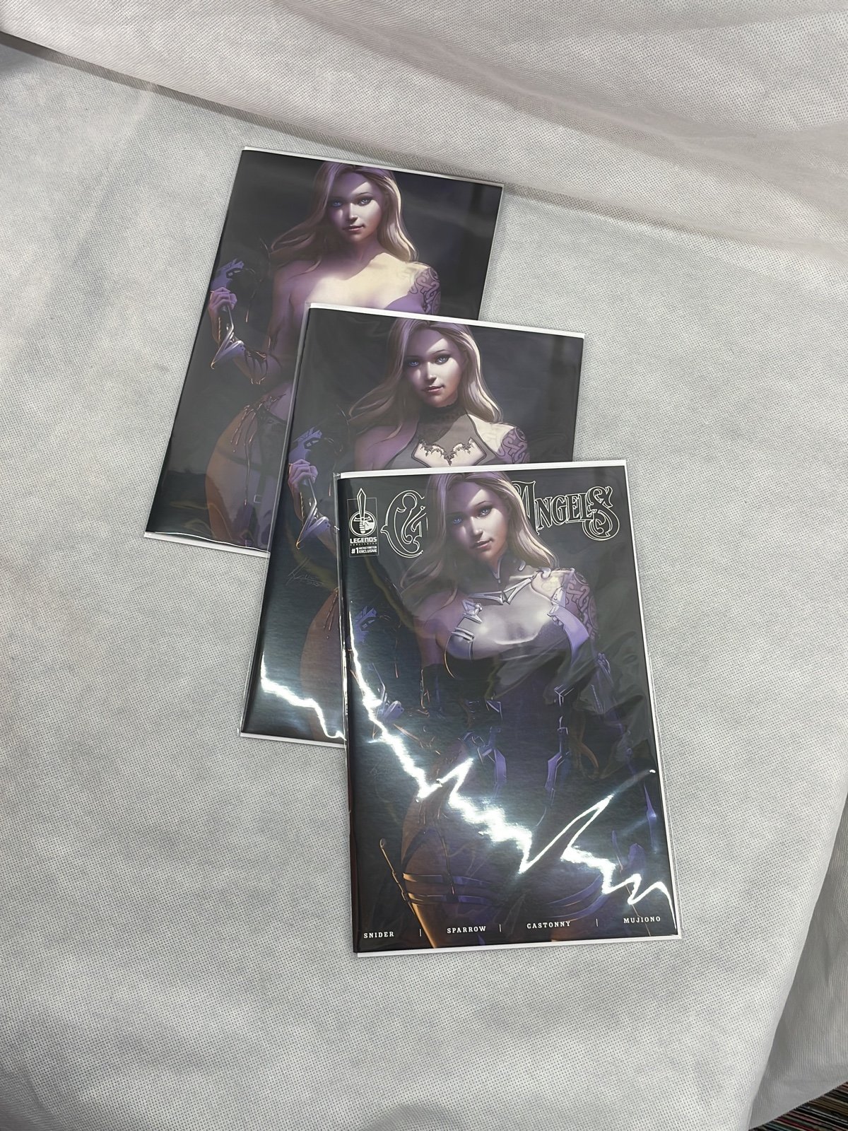 NM Alda LIVERSIDGE #1 KICKSTARTER SET (3)