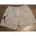 Men's Air Jordan Jumpman Grey Fleece Gym Shorts Training XXL~ Fast shipping!