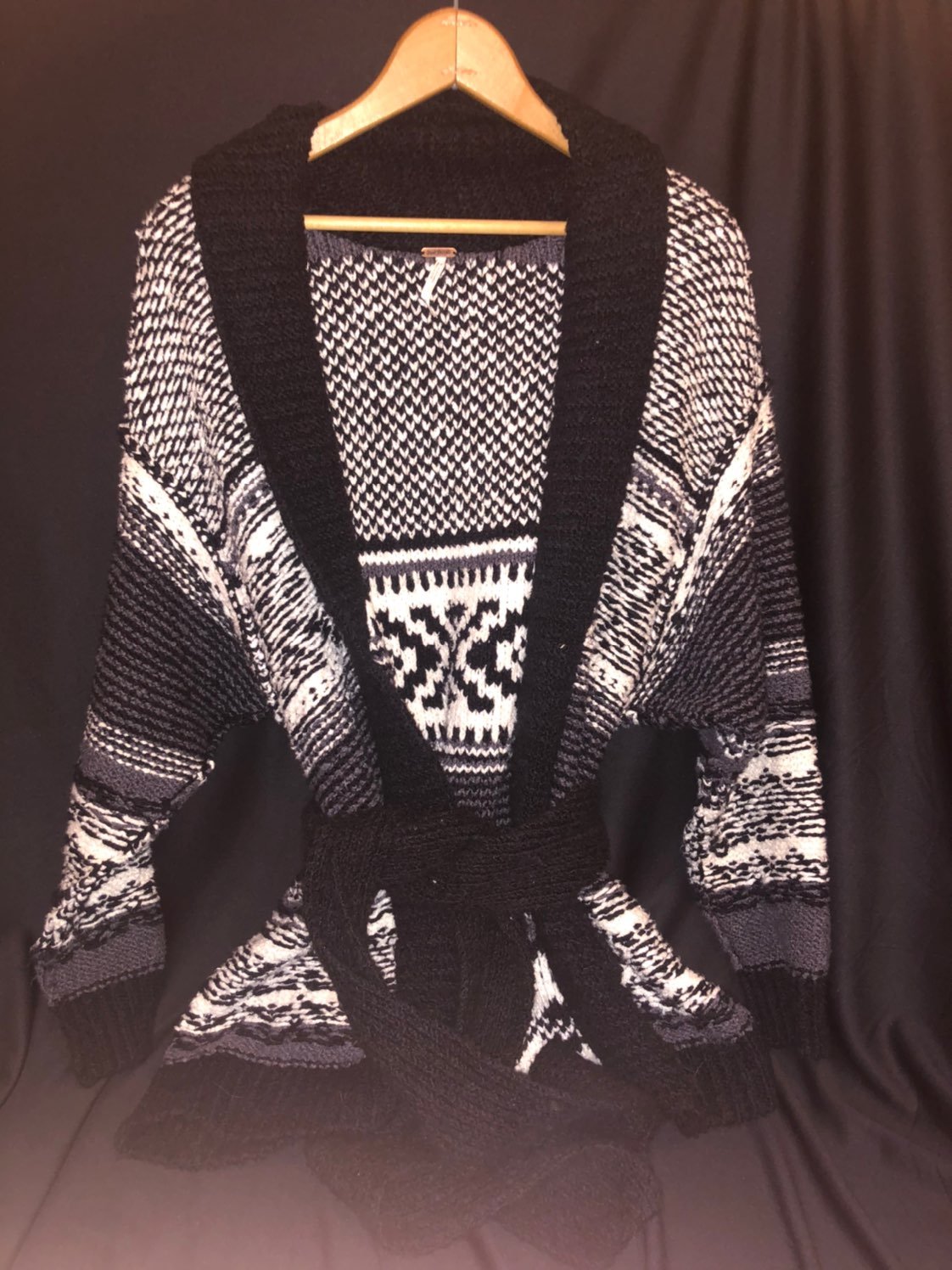 ♡gypsohila♡ 2Ribbon Tweed Gilet Black Sweater Vests