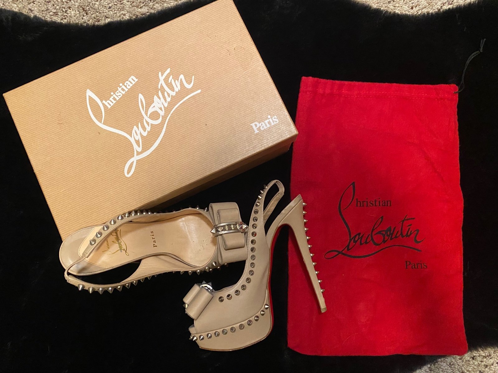 Christian Louboutin sling backs