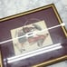 Antique Chinese watercolor on silk framed painting art women figures 16x14