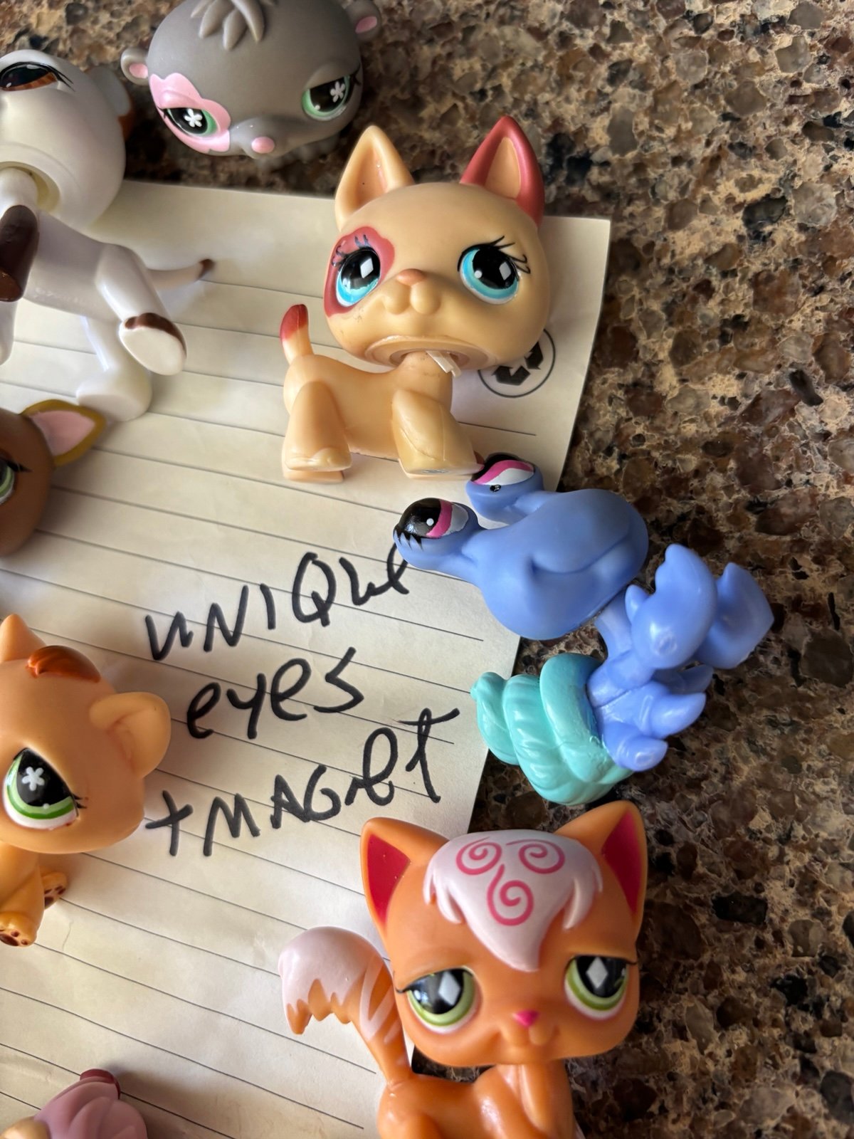 Littlest pet shop rare value pack unique eyes