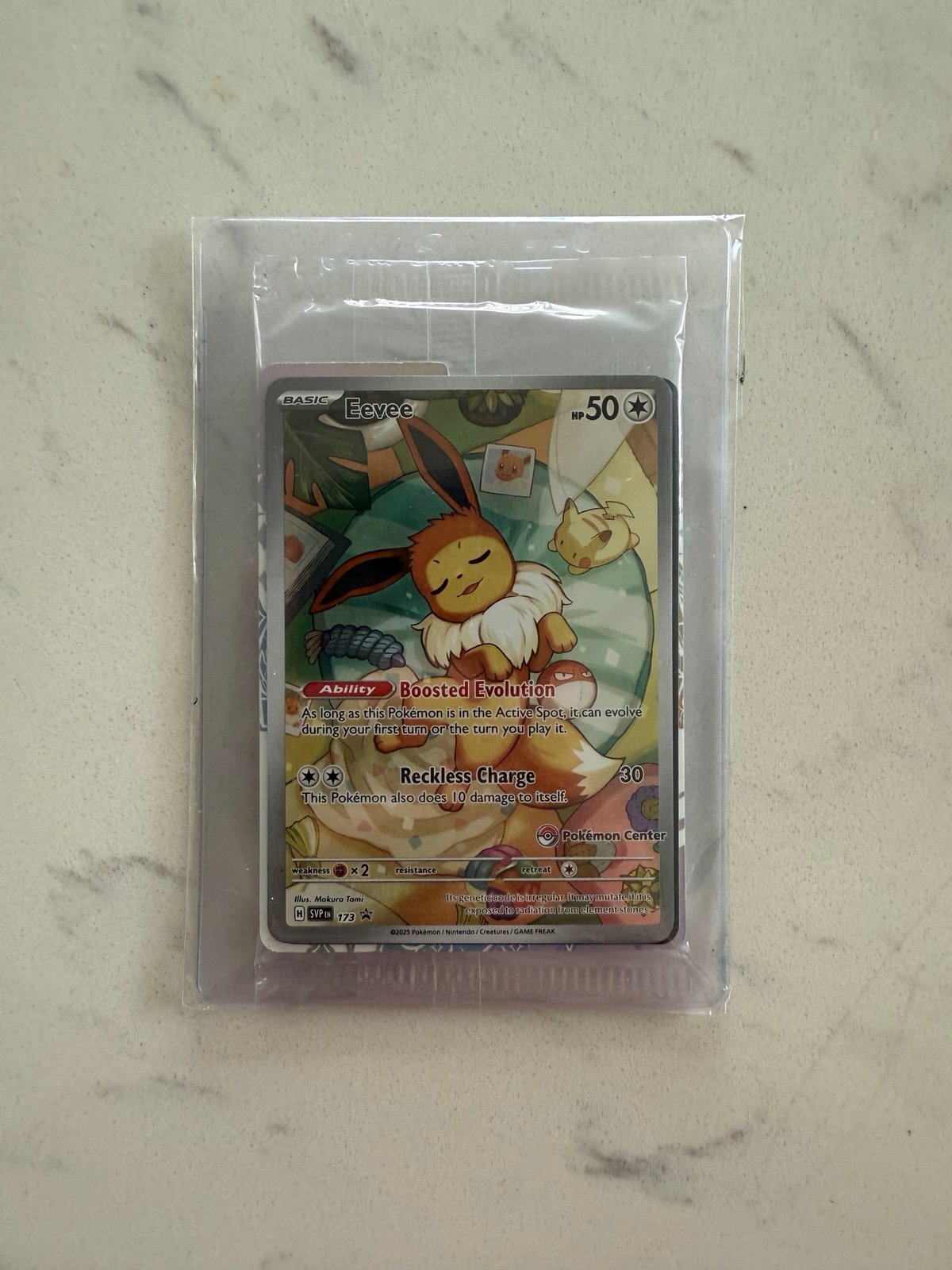 Pokemon Prismatic Evolution POKEMON CENTER Eevee Promo SEALED
