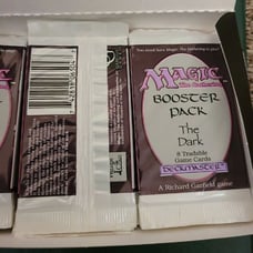 1x vintage mtg the dark booster